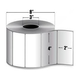 ROLLOS DE ETIQUETAS ZEBRA 10000295 3" x 2" Z-PERFORM 2000D
