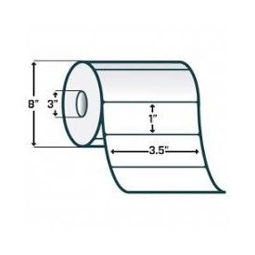 ROLLO DE ETIQUETA ZEBRA 72371 3.25" x 5.50" Z-SELECT 4000T