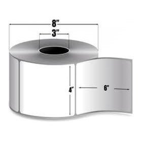 ROLLO DE ETIQUETA ZEBRA 72374 4" x 2.5" Z-SELECT 4000T ALL-TEMP