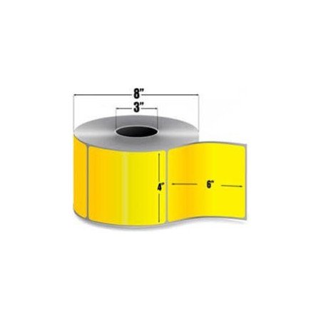 ROLLO DE ETIQUETA ZEBRA 10006208-7 4" x 6" Z-PERFORM 2000T COLOR NARANJA FLUORESCENTEId Secure WorldZebra