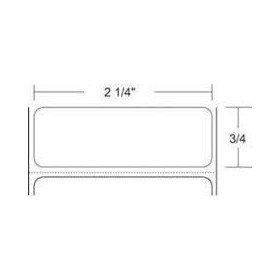 ROLLO DE ETIQUETA ZEBRA 72280 1.50" x 1" Z-SELECT 4000T