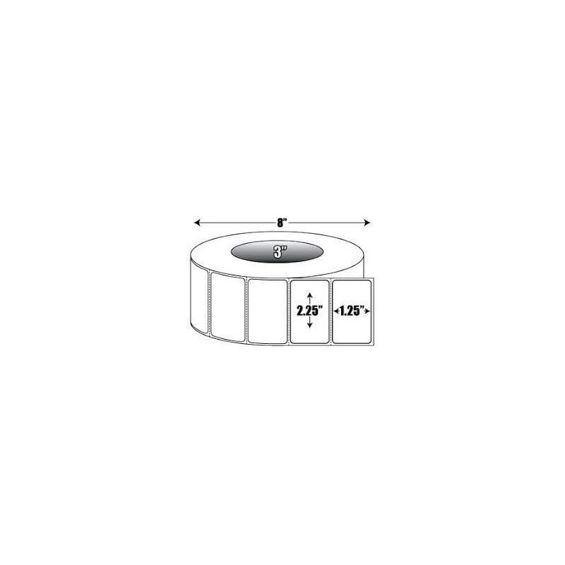 ROLLO DE ETIQUETA ZEBRA 800622-075 2.25" x 0.75" Z-SELECT 4000TId Secure WorldZebra ROLLO DE ETIQUETA ZEBRA 800622-075 2.25" x 0.75" Z-SELECT 4000TId Secure WorldZebra