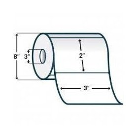 ZEBRA 3" X 1" ZEBRA Z-PERFORM 2000T LABEL - 10000287