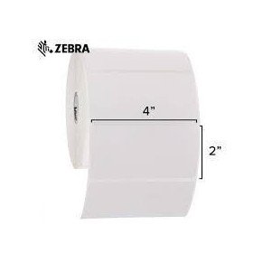 ZEBRA 4" X 1" Z-PERFORM 2000T LABELS - 10010244