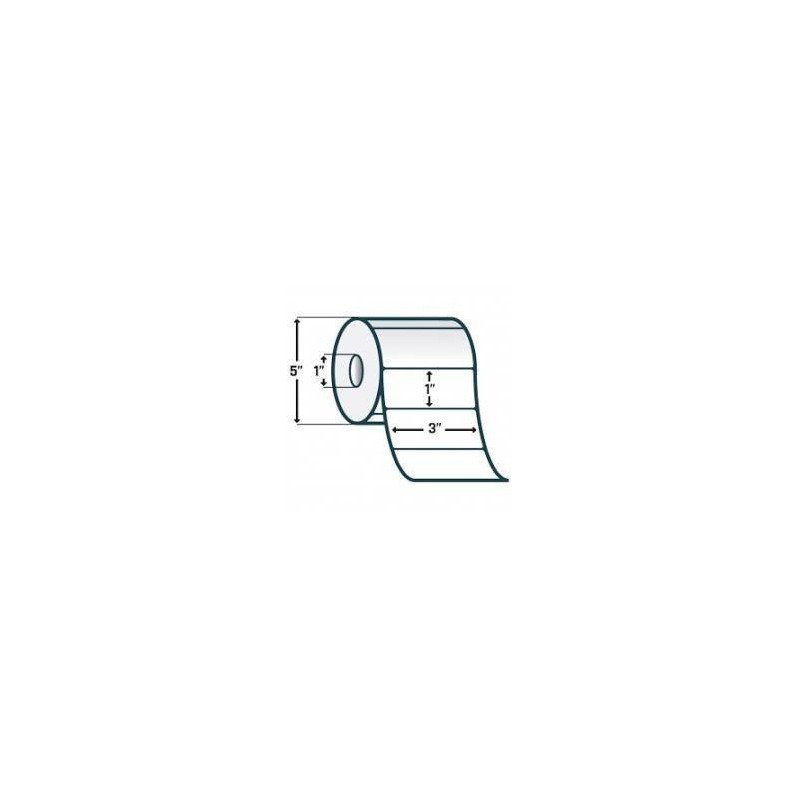 ROLLO DE ETIQUETA ZEBRA 10010039 2" x 1" Z-SELECT 4000DId Secure WorldZebra