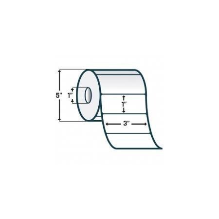 ROLLO DE ETIQUETA ZEBRA 10010043 3" x 1" Z-SELECT 4000DId Secure WorldZebra