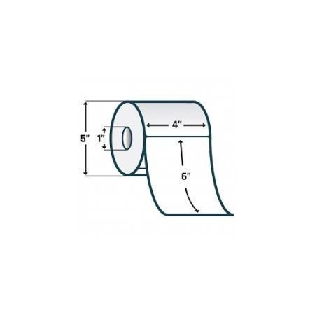 ROLLO DE ETIQUETA ZEBRA 10005849 4" x 6" Z-SELECT 4000T REMOVABLEId Secure WorldZebra