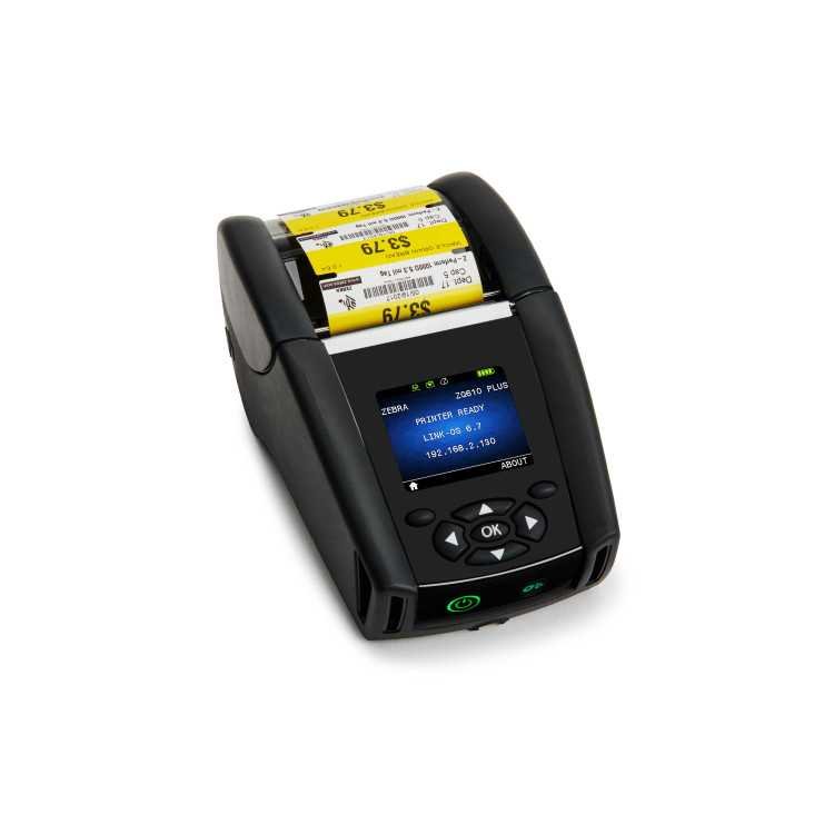 Impresora Portátil Premium Zebra ZQ610 Plus - 2 pulgadasId Secure WorldZebra Impresora Portátil Premium Zebra ZQ610 Plus - 2 pulgadasId Secure WorldZebra