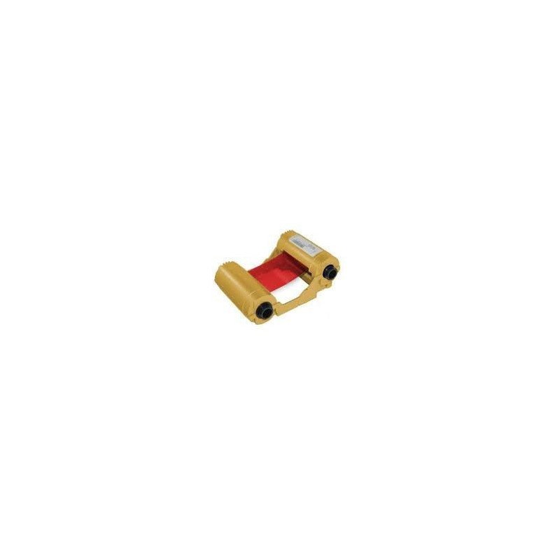 RIBBON MONOCROMATICO ROJO ZEBRA 800033-802Id Secure WorldZebra
